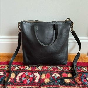 Madewell Zip Top Transport Crossbody - Black